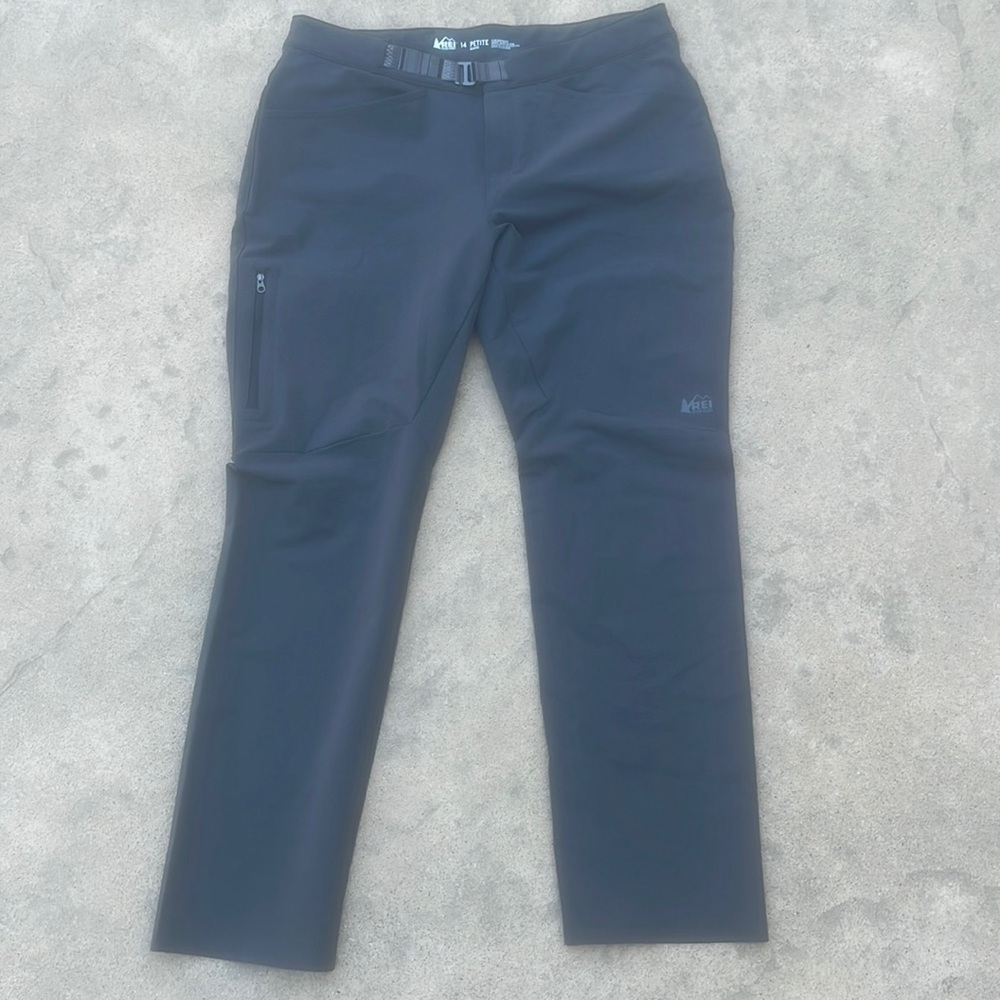 REI Co-op Activator V2 Soft Shell Grey Hiking Pants Women's Size 14P